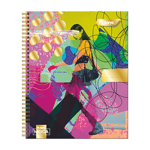 Cuaderno Clásico Torre Moda 7mm 100 hojas (Modelos 2026)
