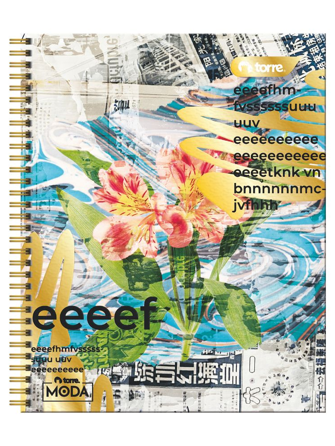 Cuaderno Clásico Torre Moda 7mm 100 hojas (Modelos 2026) 7