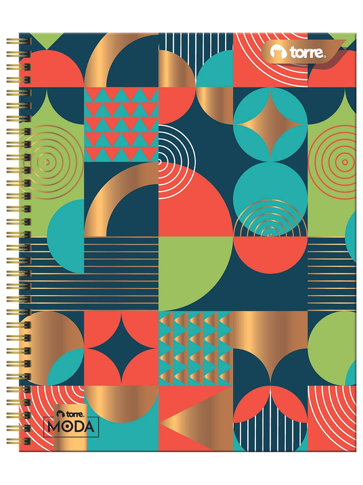 Cuaderno Clásico Torre Moda 7mm 100 hojas (Modelos 2026) 9