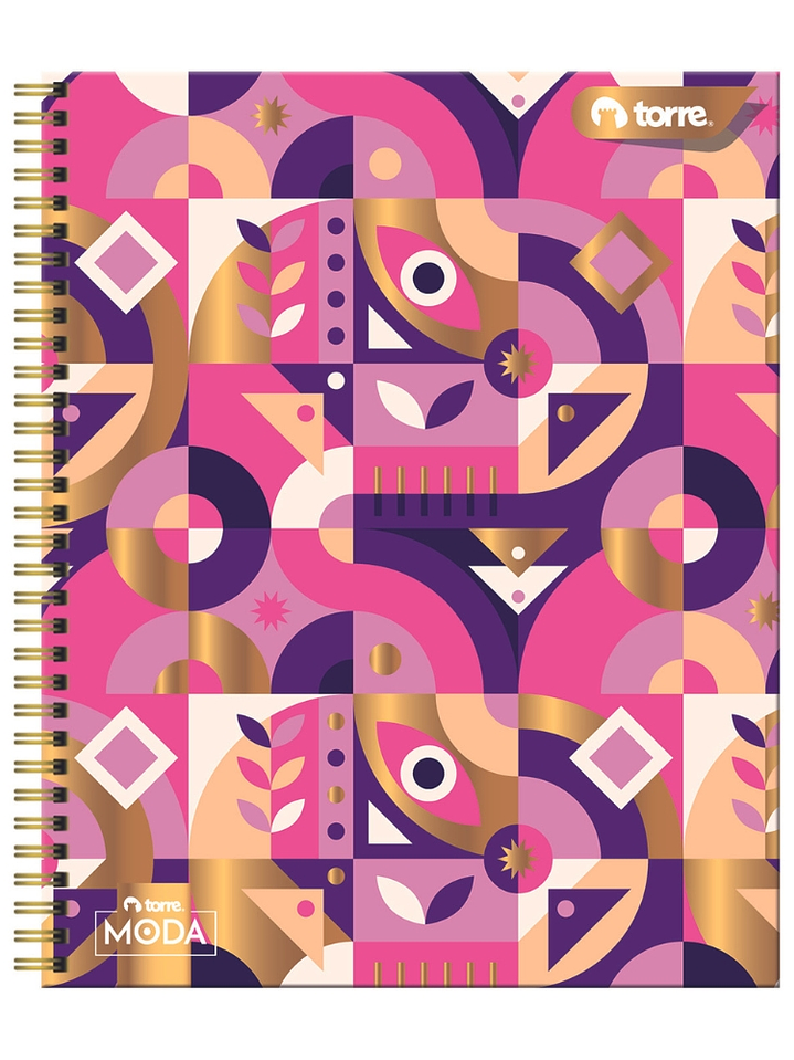 Cuaderno Clásico Torre Moda 7mm 100 hojas (Modelos 2026) 11