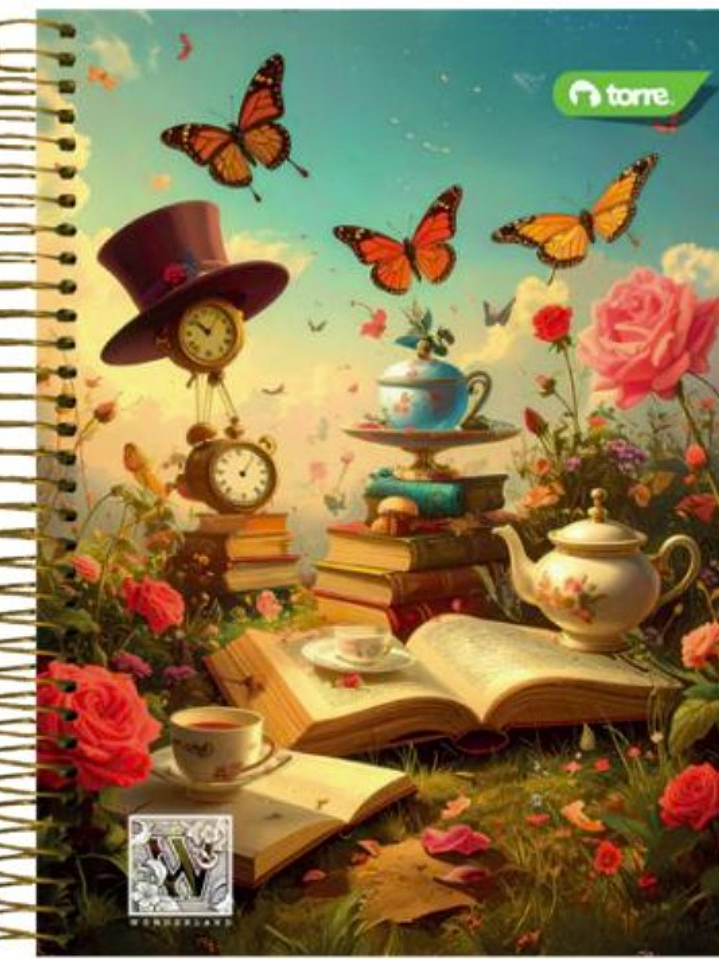 Cuaderno Top Wonderland 7mm 100 Hojas. 4