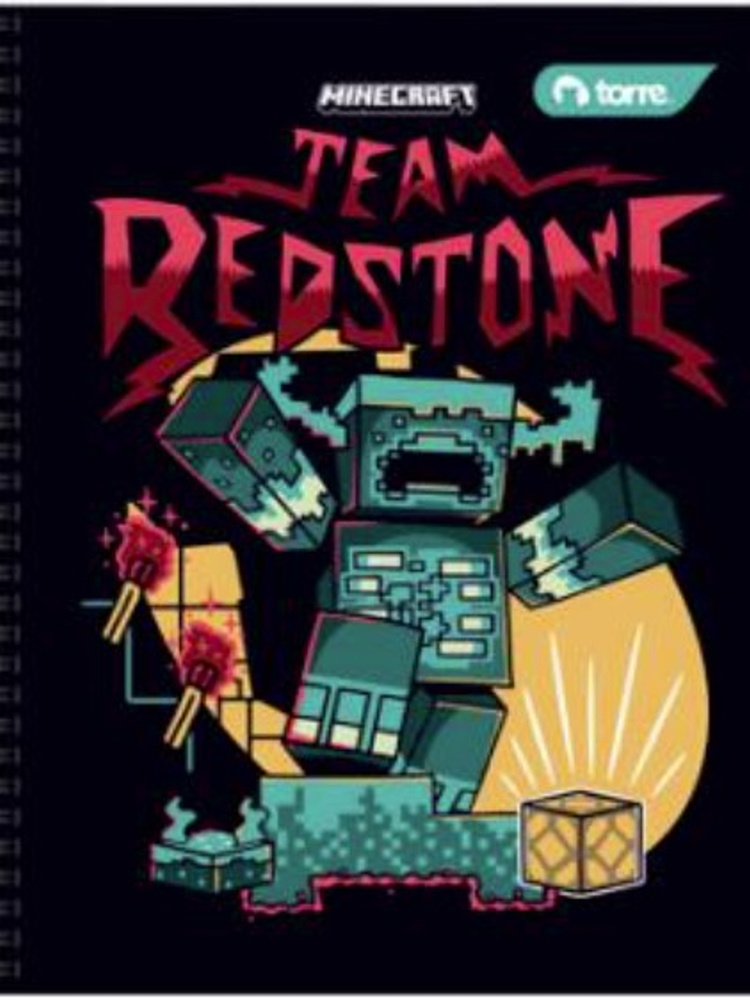 Cuaderno Universitario Torre Minecraft 7mm 100 hojas 10