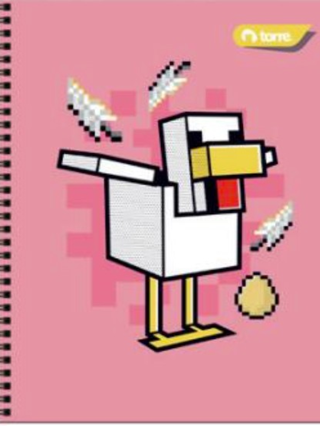 Cuaderno Universitario Torre Minecraft 7mm 100 hojas 12