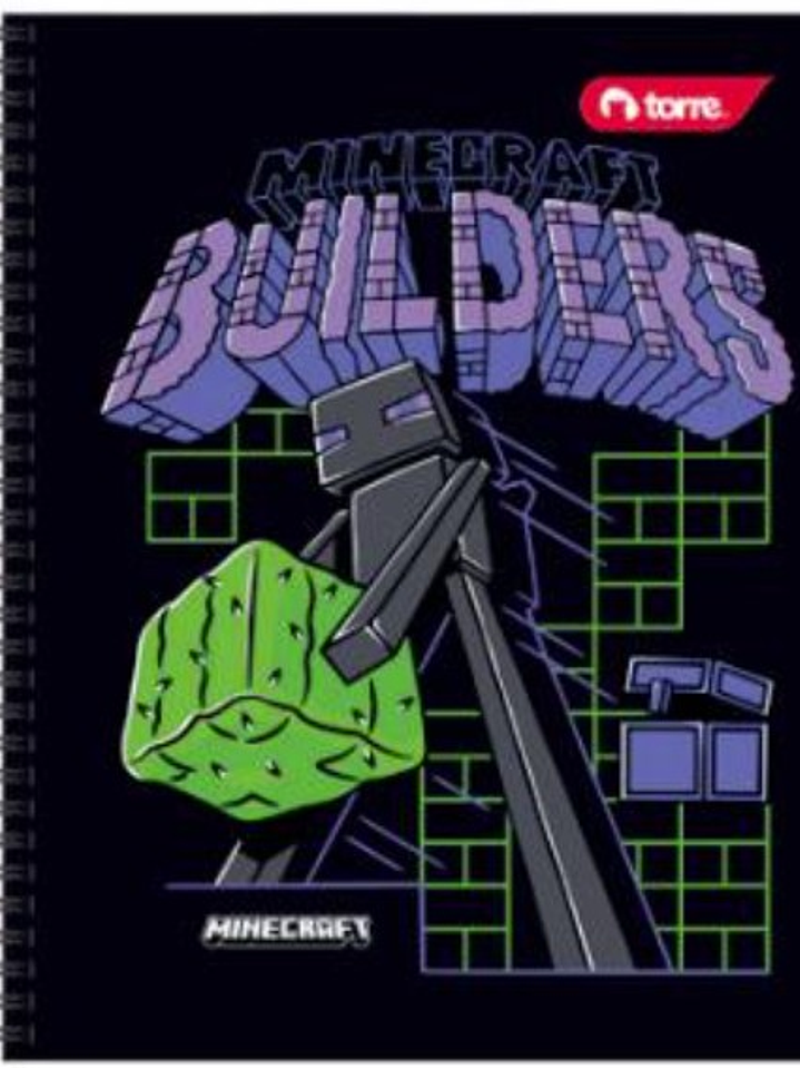 Cuaderno Universitario Torre Minecraft 7mm 100 hojas 16