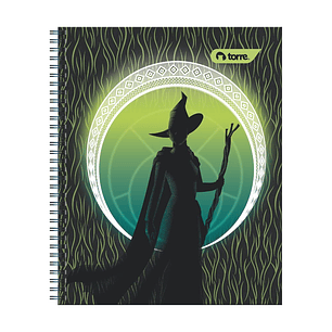 Cuaderno Universitario Clásico Wicked 7mm 100hjs.