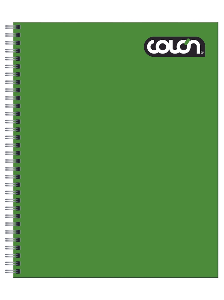 Cuaderno  Universitario Colon liso Matemática 7mm 100 hojas. Tapa Dura 1
