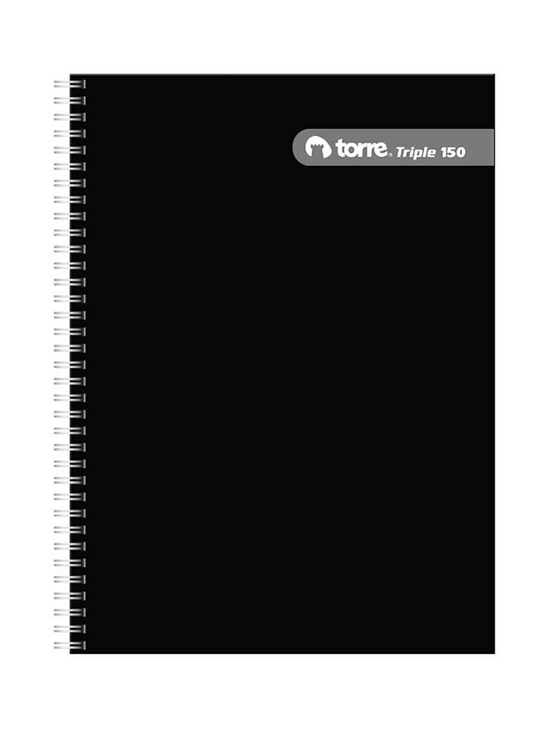 Cuaderno Torre triple liso Matemáticas 7mm 150 hojas 1