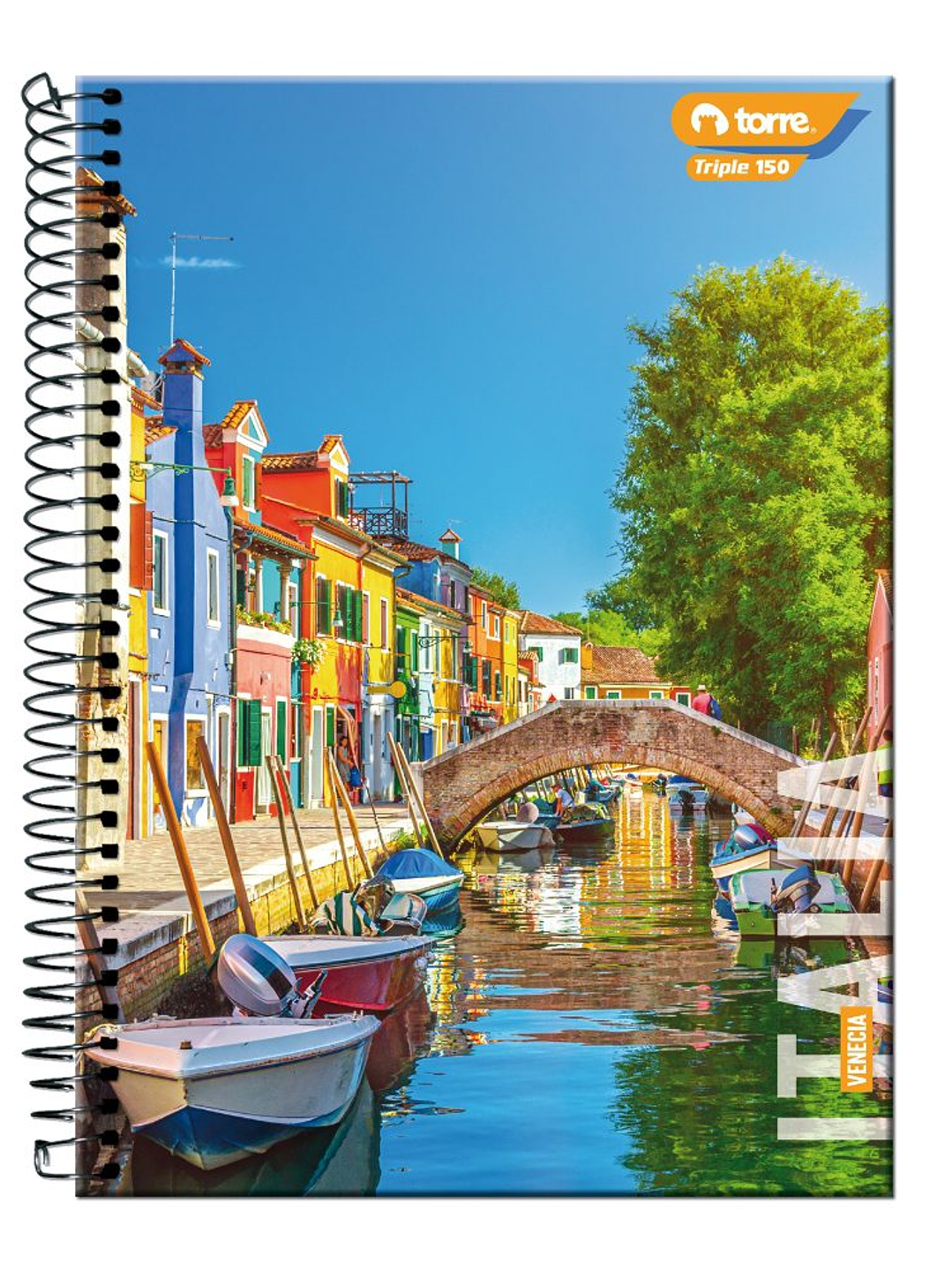 Cuaderno Torre Triple Paisajes Matemáticas 7mm 150 hojas  (Modelos 2026) 6