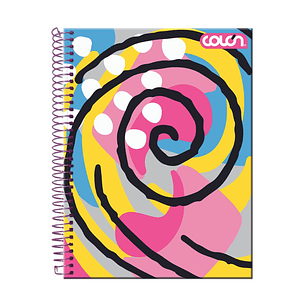 Cuaderno Colon triple femenino 7mm 150 hojas (Tapa Dura - 2026)