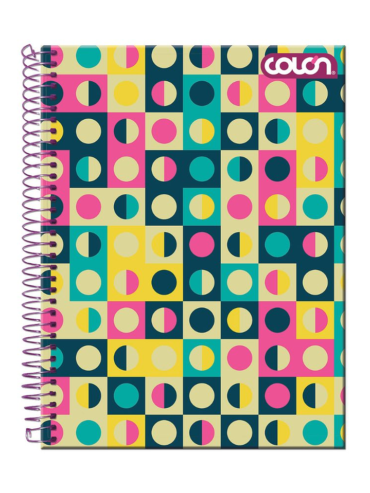Cuaderno Colon triple femenino 7mm 150 hojas (Tapa Dura - 2026) 3