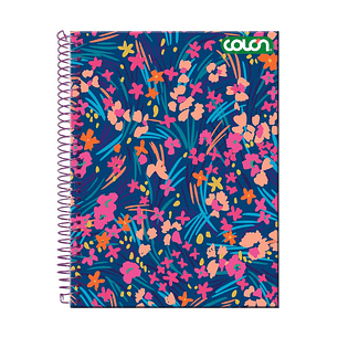 Cuaderno Colon triple femenino 7mm 150 hojas (Tapa Dura - 2026)