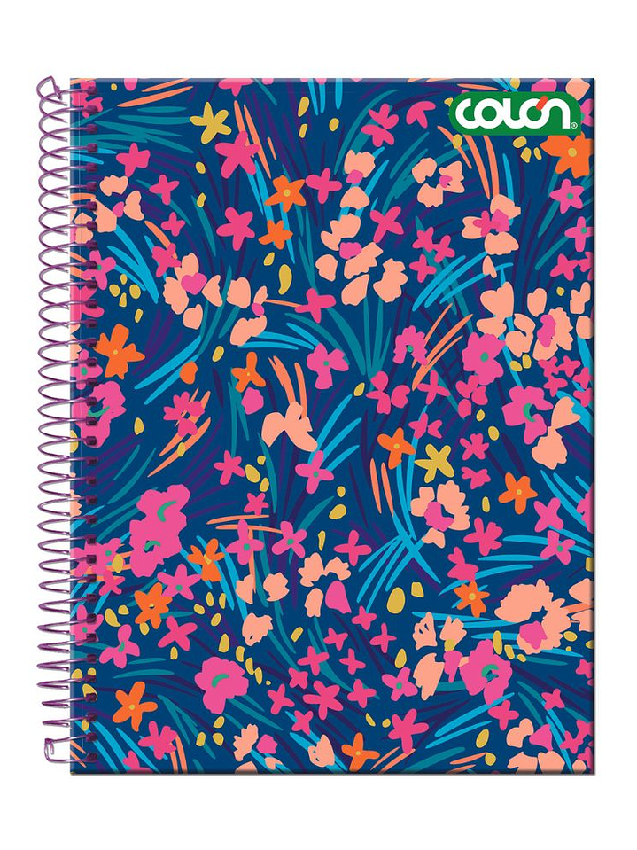 Cuaderno Colon triple femenino 7mm 150 hojas (Tapa Dura - 2026) 1
