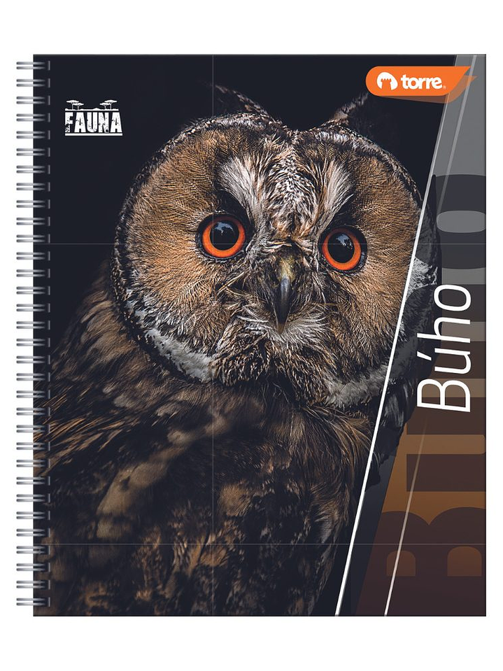 Cuaderno Universitario Torre Clásico Fauna 7mm 100 hojas  (Modelos 2026) 4