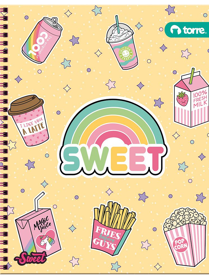 Cuaderno Torre Clásico Mujer 7mm 100 hojas (Modelos 2026) 7