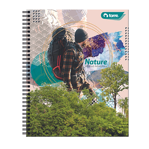 Cuaderno Universitario Torre Clásico Hombre 7mm 100 hojas