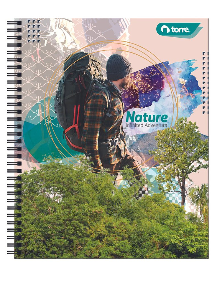 Cuaderno Universitario Torre Clásico Hombre 7mm 100 hojas 2