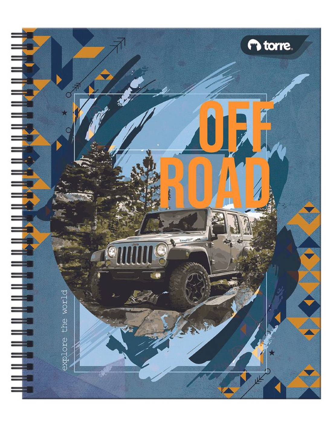 Cuaderno Universitario Torre Clásico Hombre 7mm 100 hojas 8