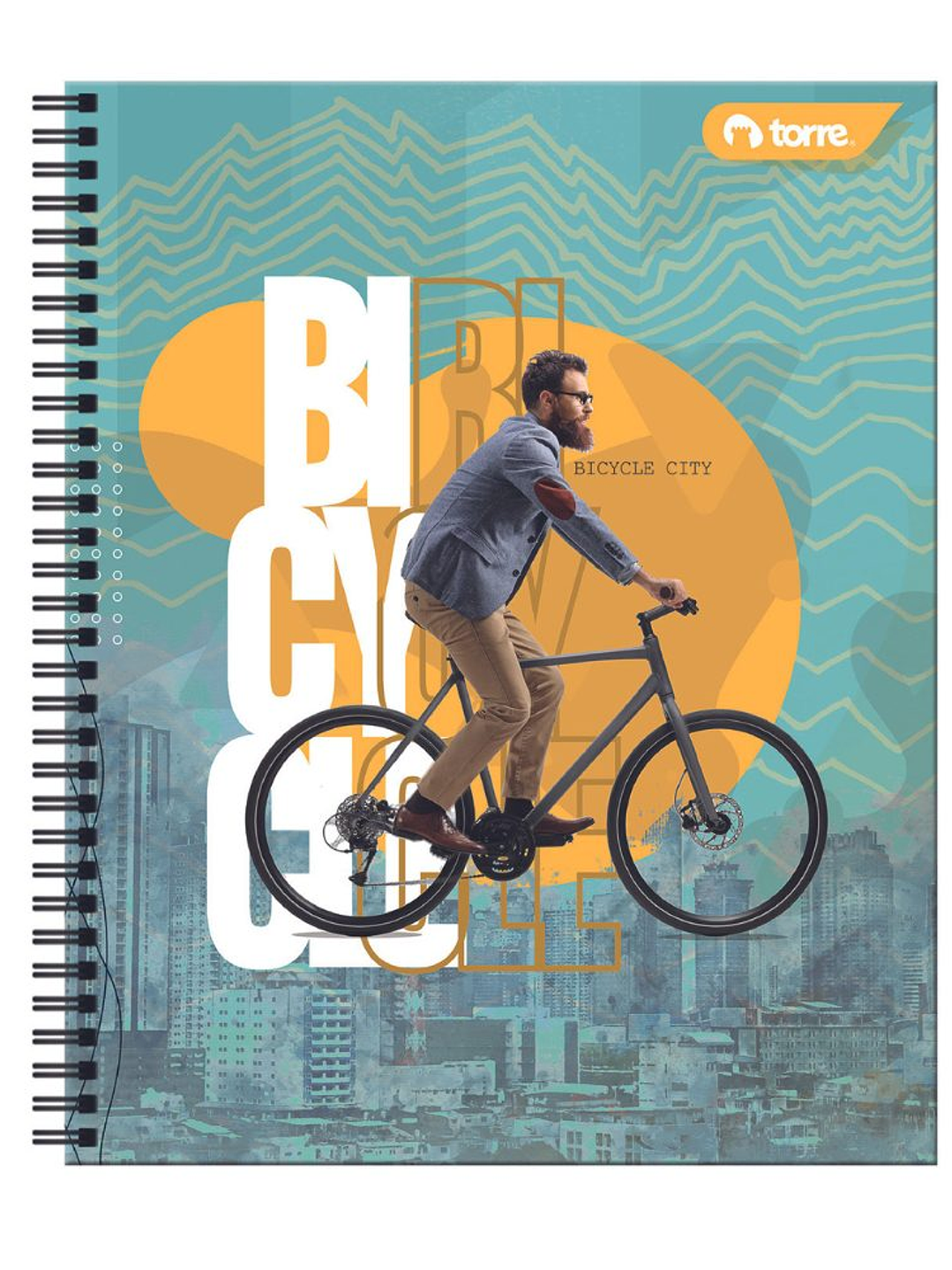 Cuaderno Universitario Torre Clásico Hombre 7mm 100 hojas 9