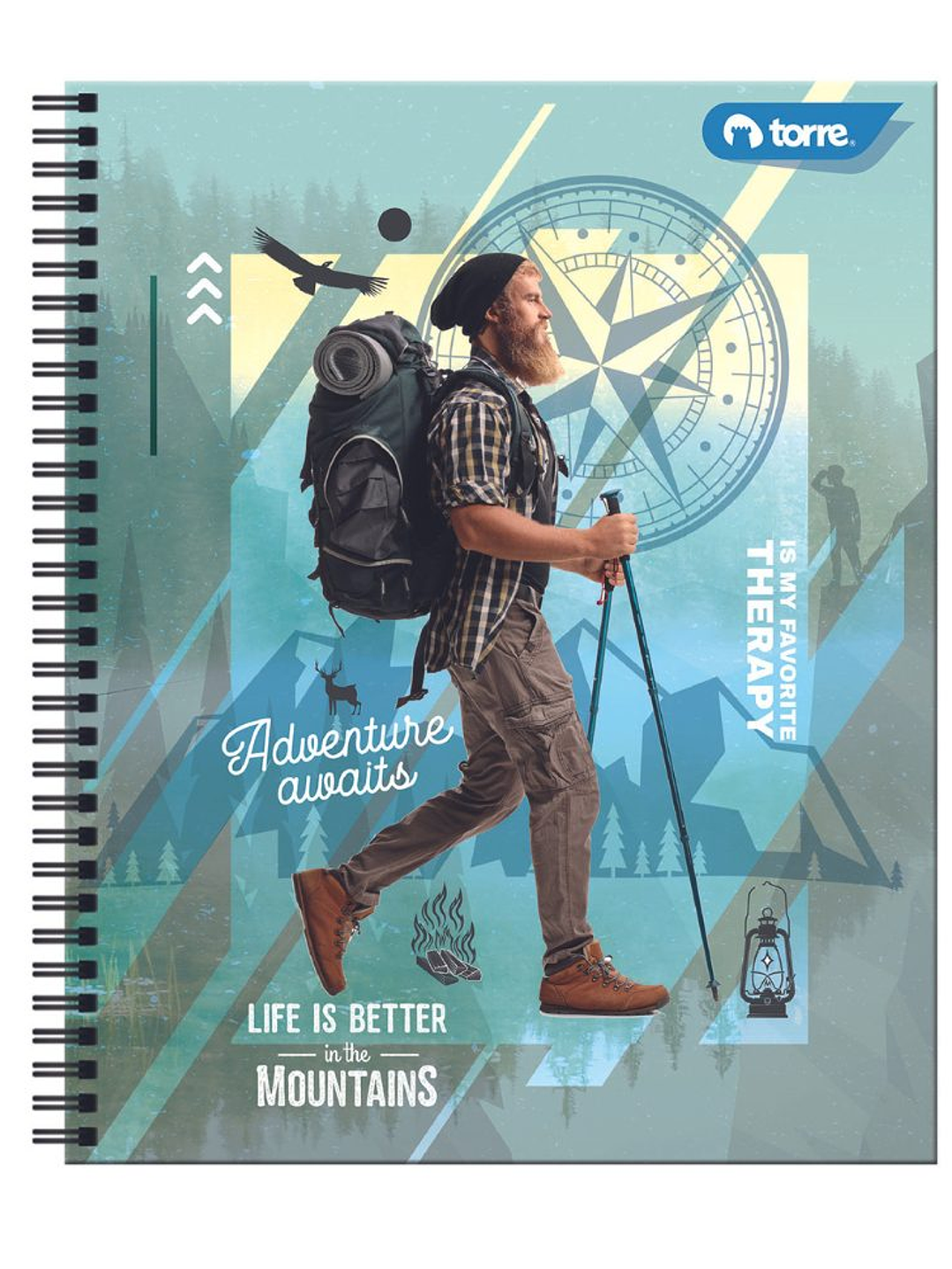 Cuaderno Universitario Torre Clásico Hombre 7mm 100 hojas 1