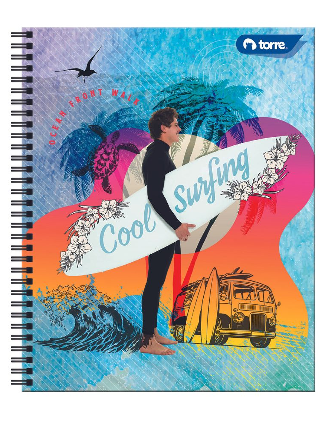 Cuaderno Universitario Torre Clásico Hombre 7mm 100 hojas 11