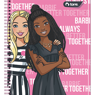 Cuaderno Universitario Torre Clásico Barbie 7mm 100 hojas