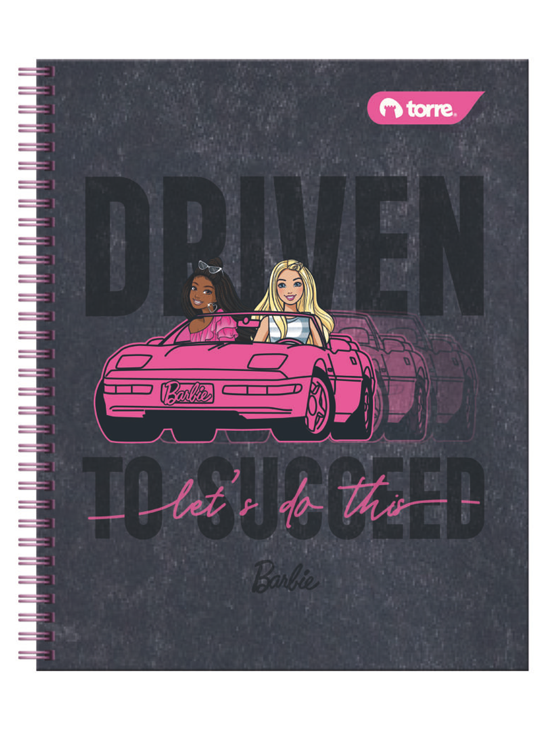 Cuaderno Universitario Torre Clásico Barbie 7mm 100 hojas 3