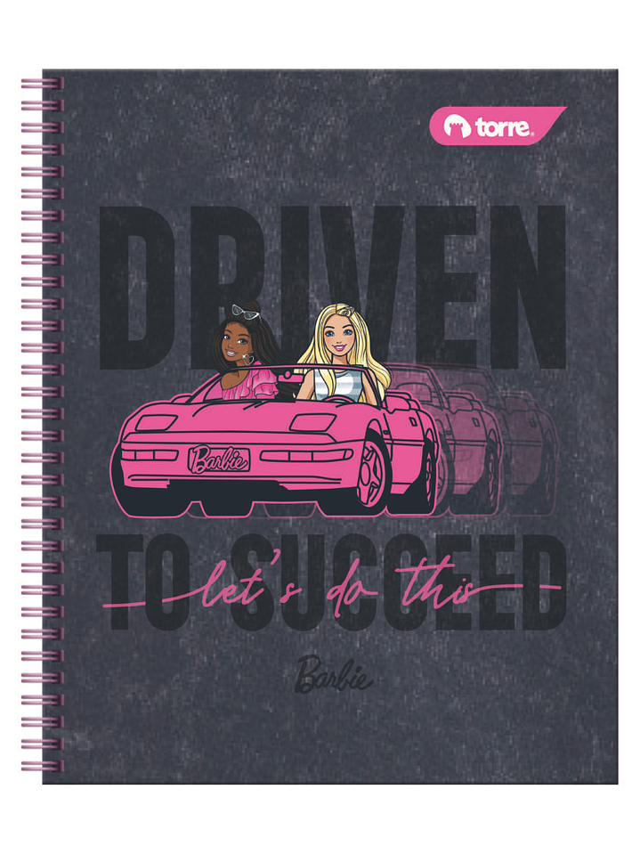 Cuaderno Universitario Torre Clásico Barbie 7mm 100 hojas 3