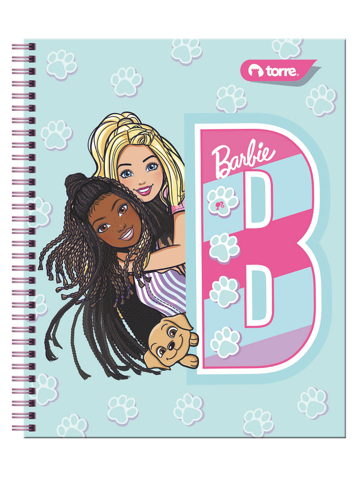 Cuaderno Universitario Torre Clásico Barbie 7mm 100 hojas 5