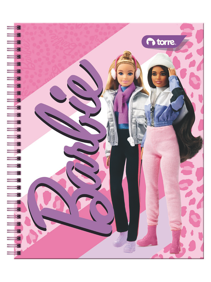 Cuaderno Universitario Torre Clásico Barbie 7mm 100 hojas 7