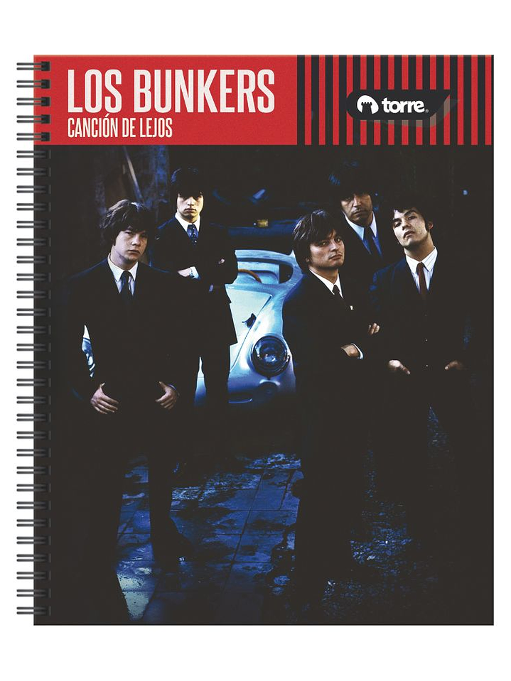 Cuaderno Universitario Clásico Los Bunkers 7mm 100hjs. 4
