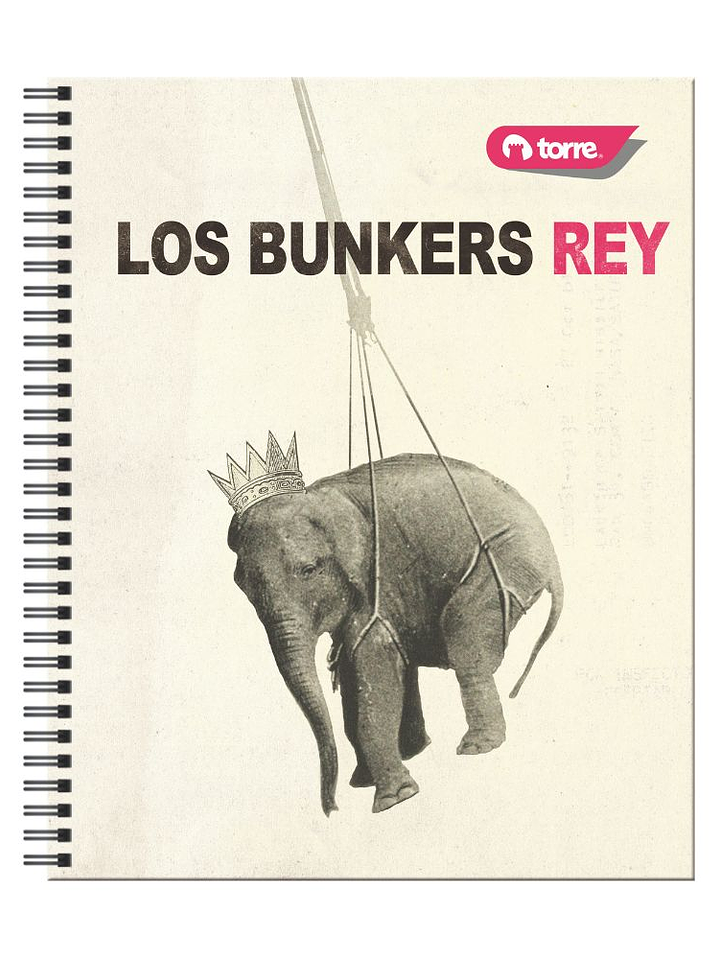 Cuaderno Universitario Clásico Los Bunkers 7mm 100hjs. 5
