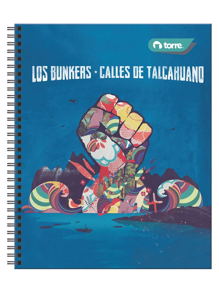 Cuaderno Universitario Clásico Los Bunkers 7mm 100hjs. 8
