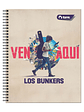 Cuaderno Universitario Clásico Los Bunkers 7mm 100hjs. - Miniatura 1