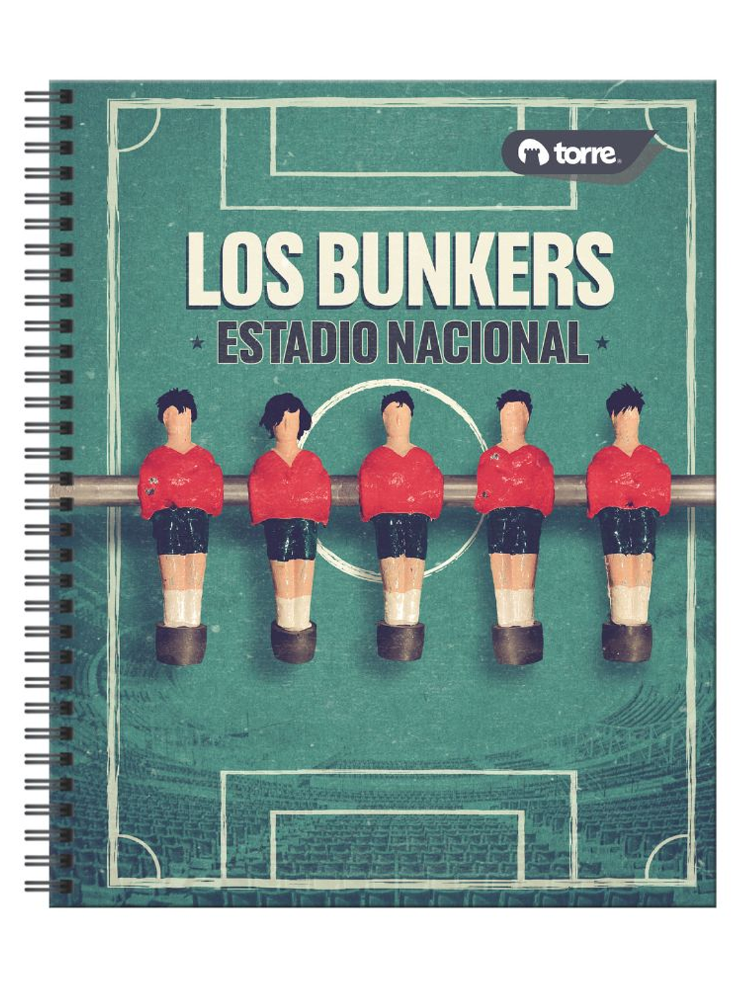 Cuaderno Universitario Clásico Los Bunkers 7mm 100hjs. 11