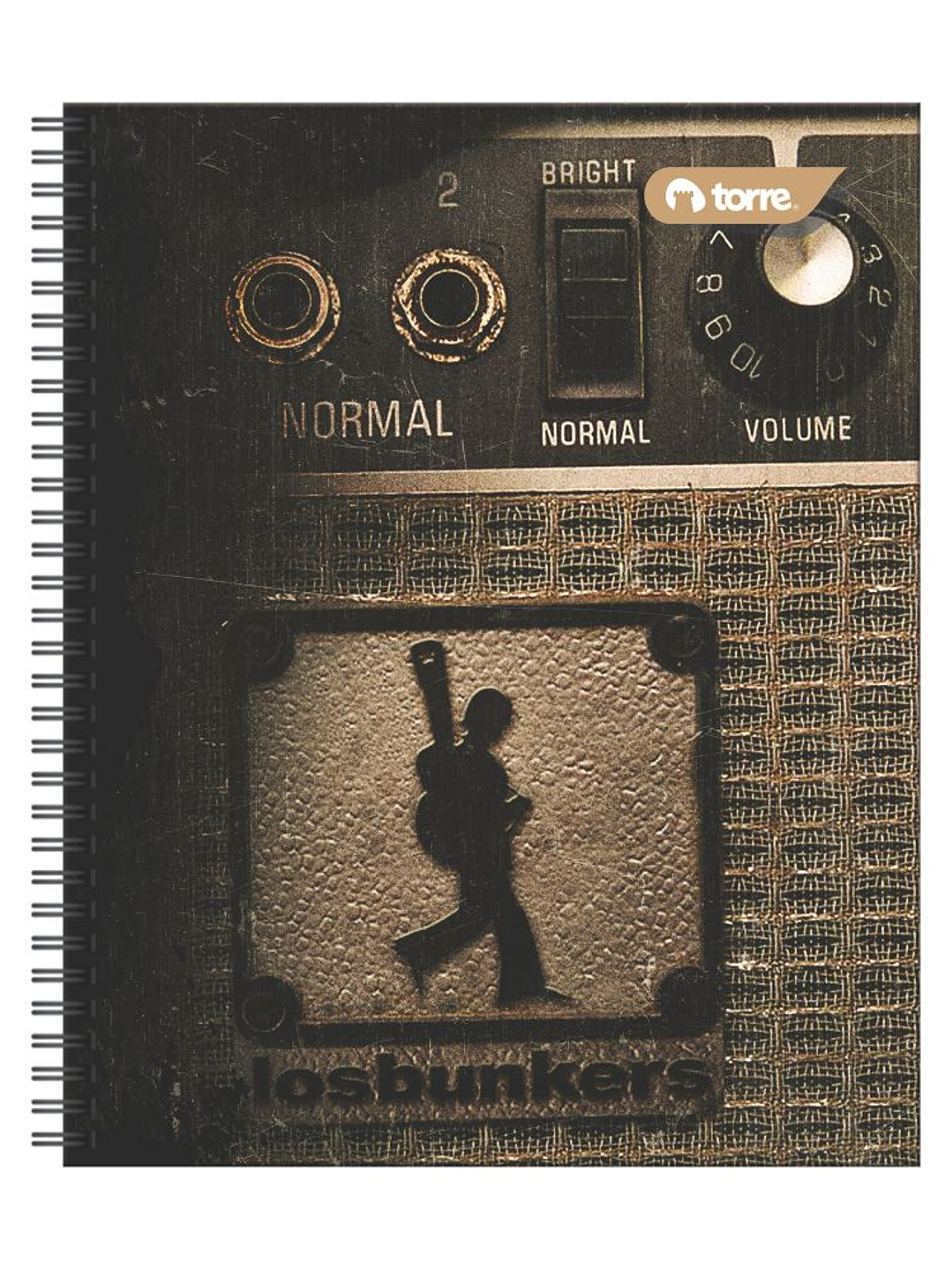 Cuaderno Universitario Clásico Los Bunkers 7mm 100hjs. 12