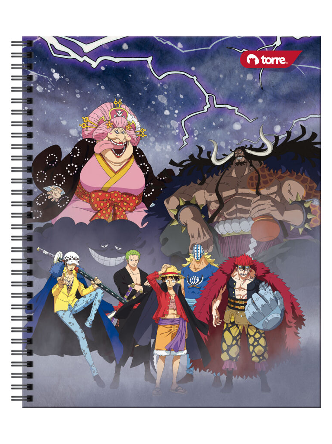 Cuaderno Universitario Torre Clásico One Piece 7mm 100 hojas 6