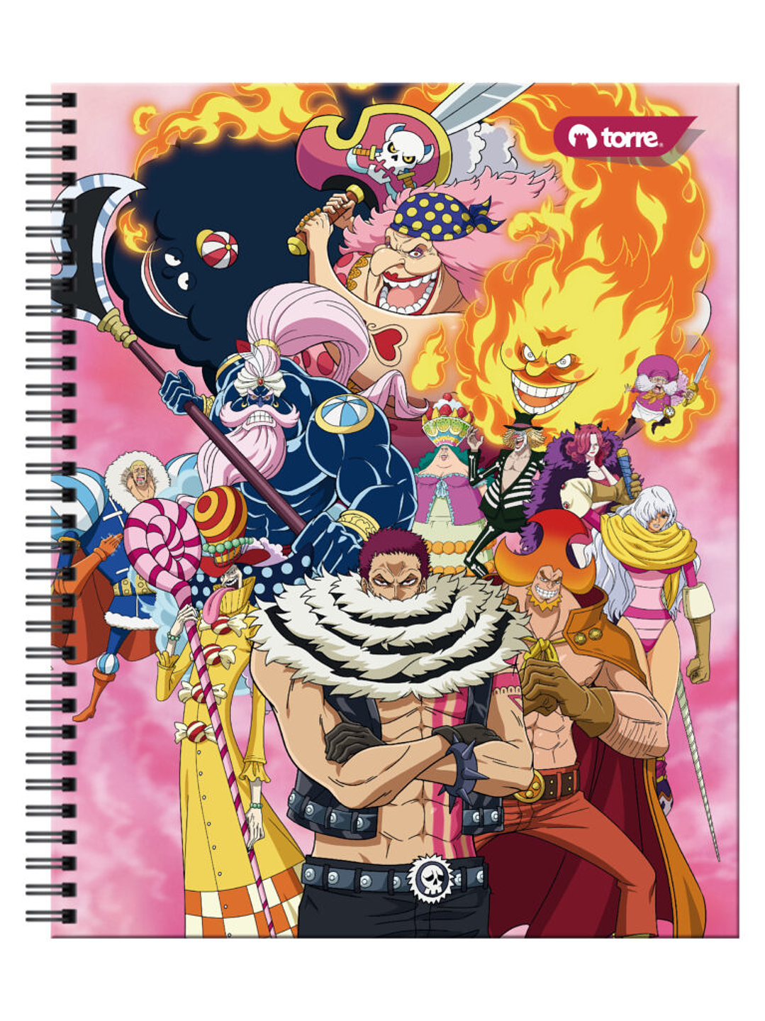 Cuaderno Universitario Torre Clásico One Piece 7mm 100 hojas 10