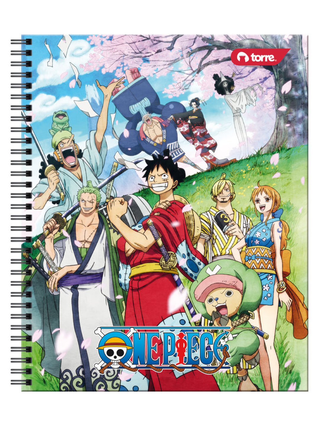 Cuaderno Universitario Torre Clásico One Piece 7mm 100 hojas 12