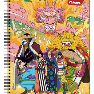 Cuaderno Universitario Torre Clásico One Piece 7mm 100 hojas