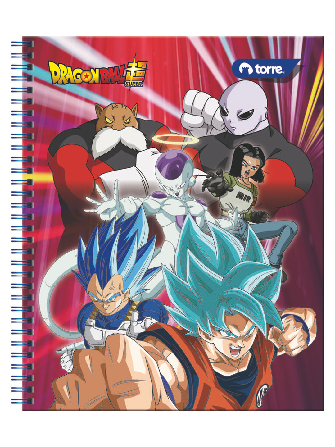 Cuaderno Universitario Torre Clásico Dragon Ball Z 7mm 100 hojas 10