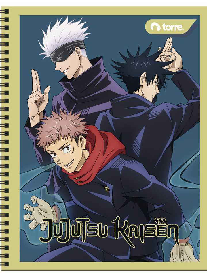 Cuaderno Universitario Torre Clásico Jujutsu 7mm 100 hojas 1