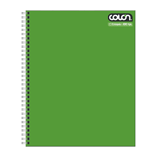 Cuaderno Universitario Colon liso Croquis 7mm 100 hojas (Tapa Simple)