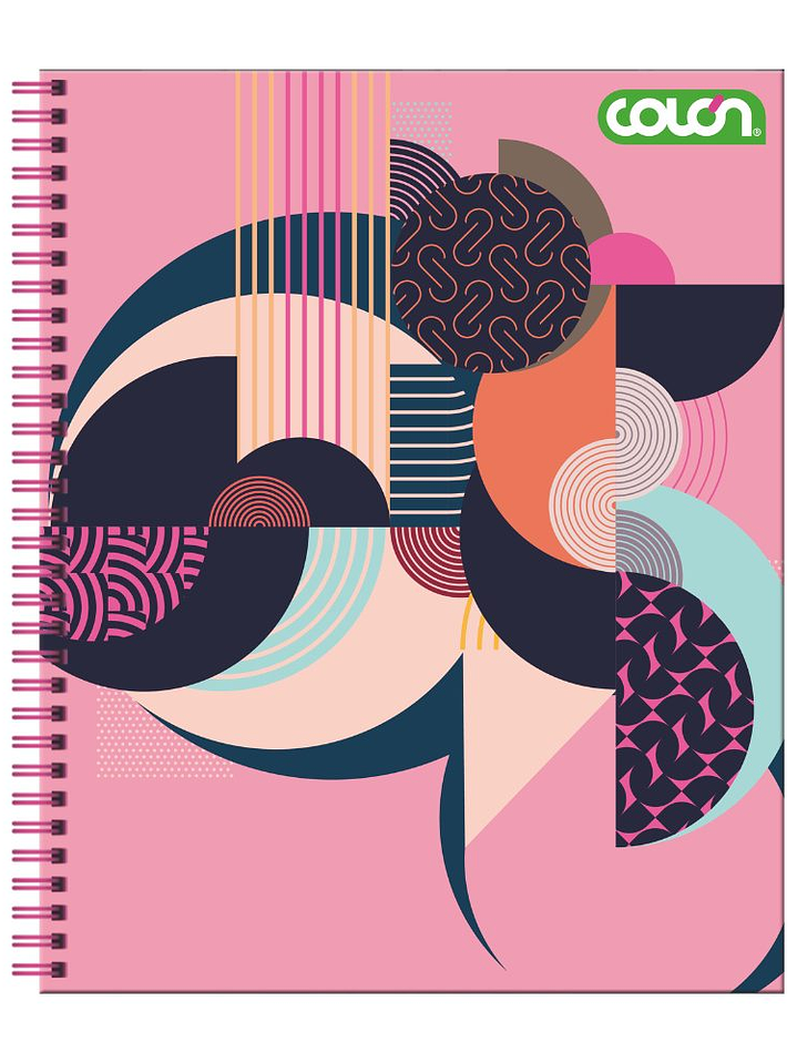 Cuaderno  Universitario Colon Fémina 7mm 100 hojas 4