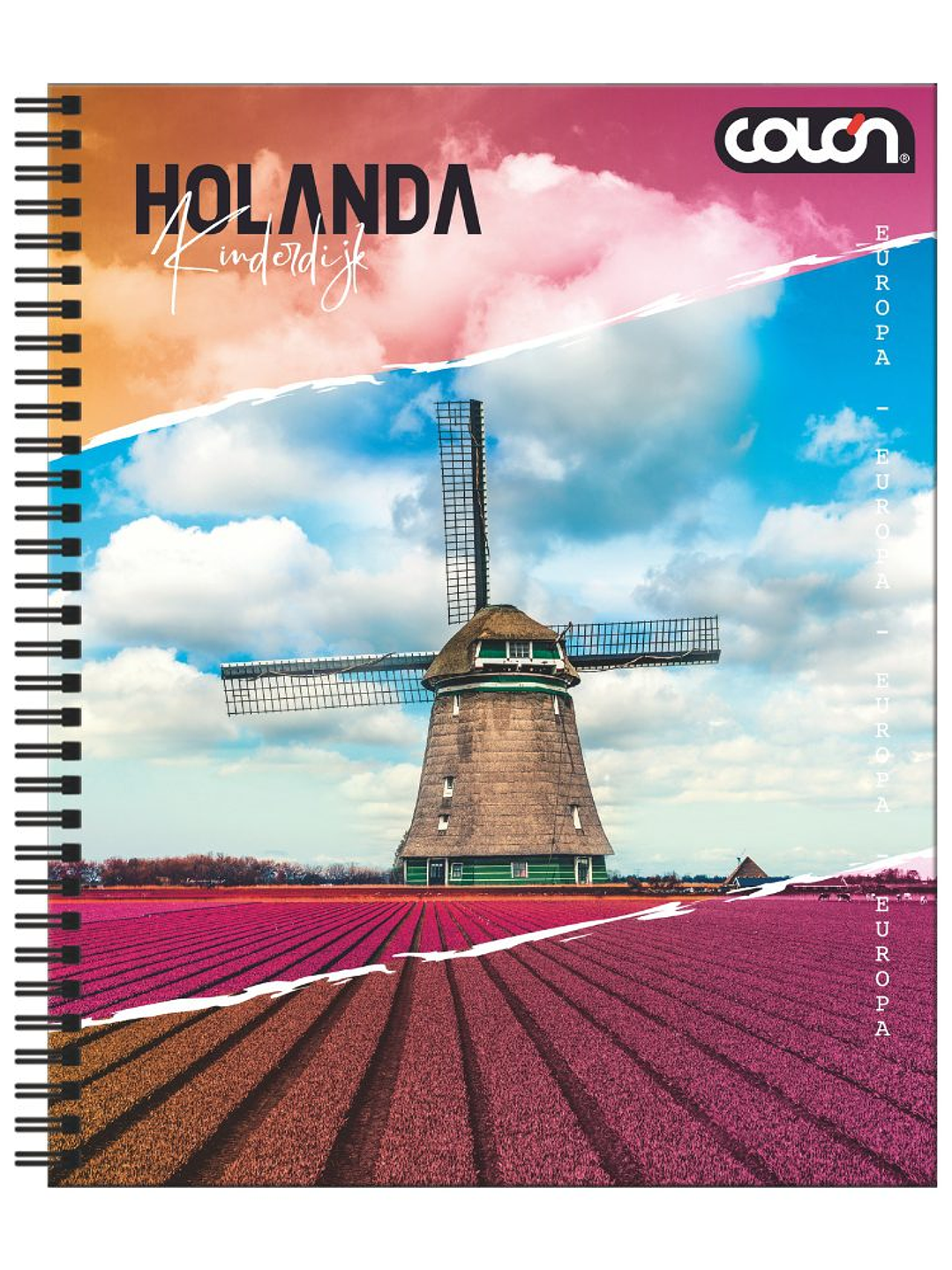 Cuaderno  Universitario Colon Paisaje 7mm 100 hojas 7