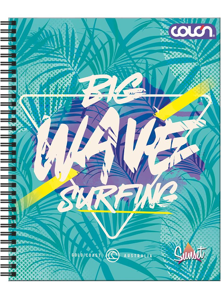 Cuaderno  Universitario Colon Sunset 7mm 100 hojas 1