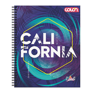 Cuaderno  Universitario Colon Sunset 7mm 100 hojas