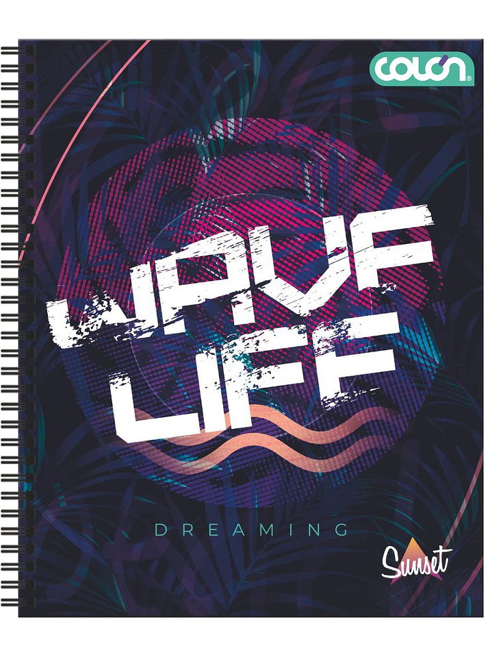 Cuaderno  Universitario Colon Sunset 7mm 100 hojas 3