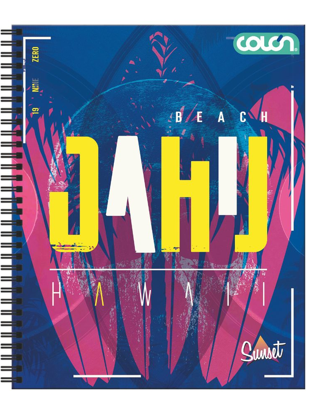 Cuaderno  Universitario Colon Sunset 7mm 100 hojas 4