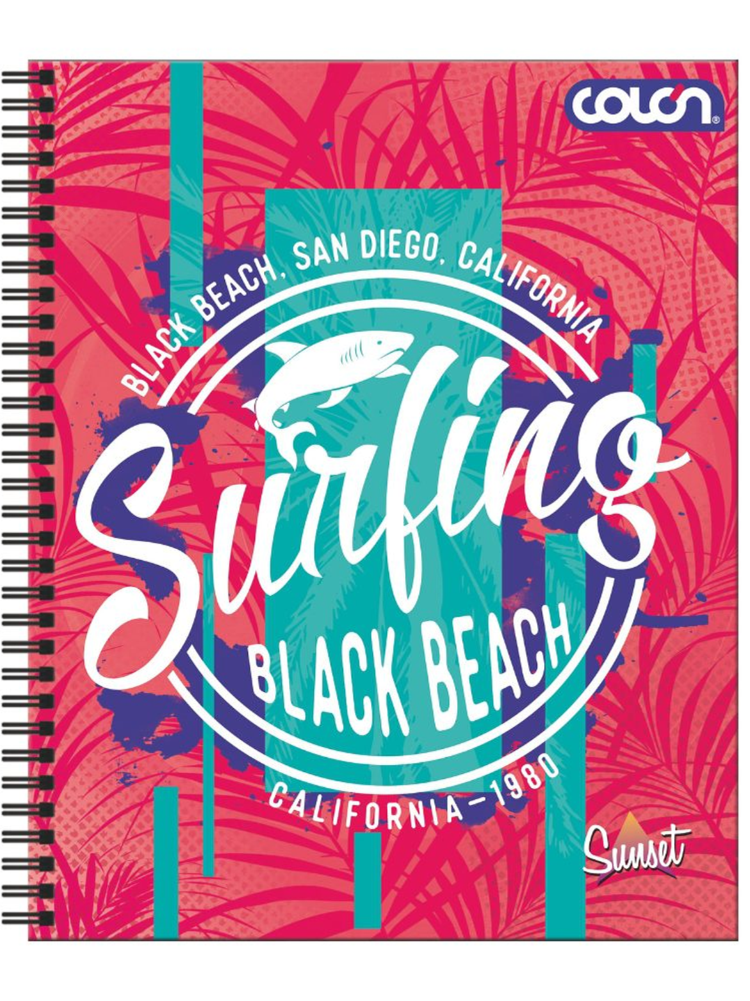 Cuaderno  Universitario Colon Sunset 7mm 100 hojas 5