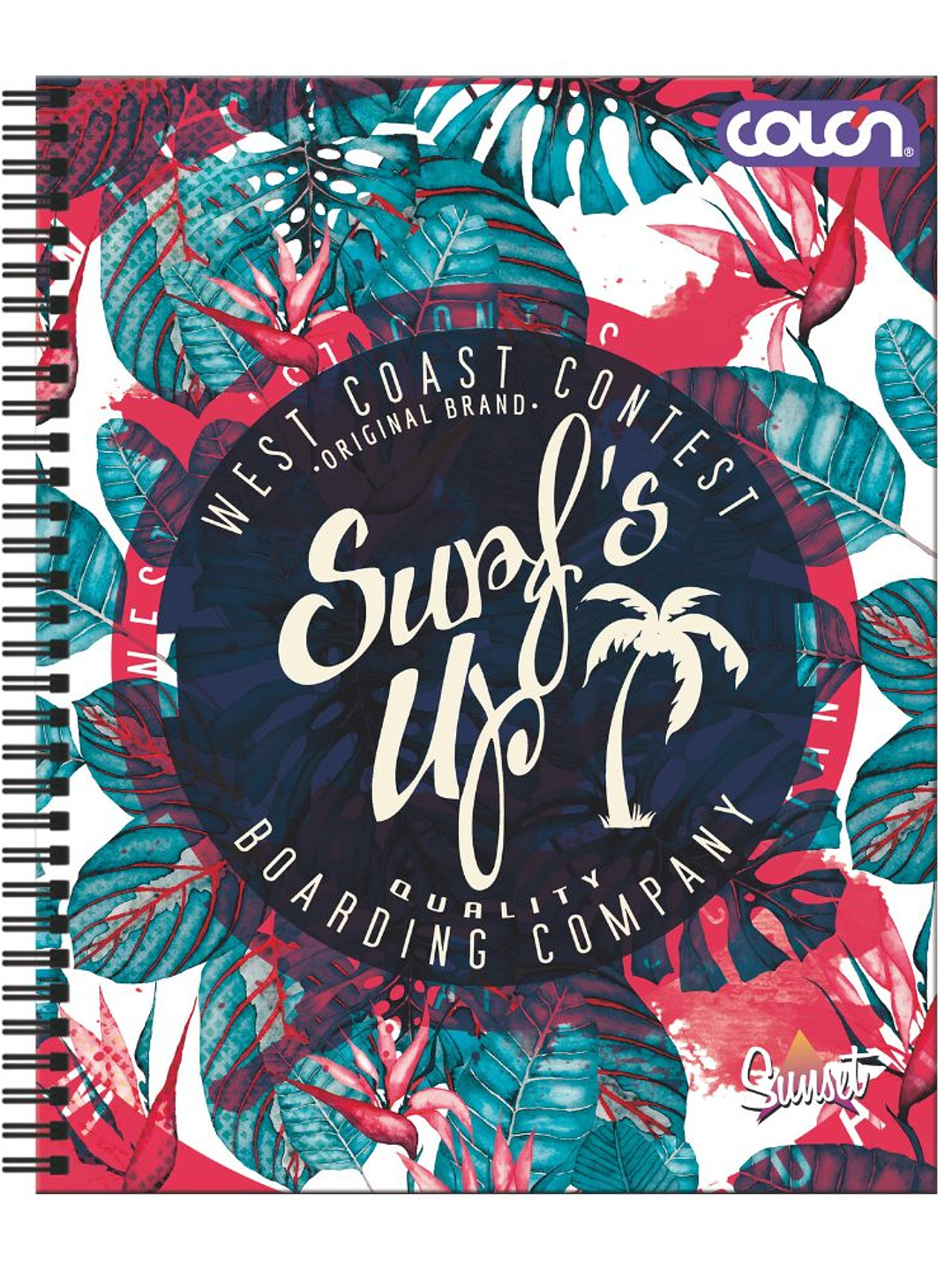 Cuaderno  Universitario Colon Sunset 7mm 100 hojas 6